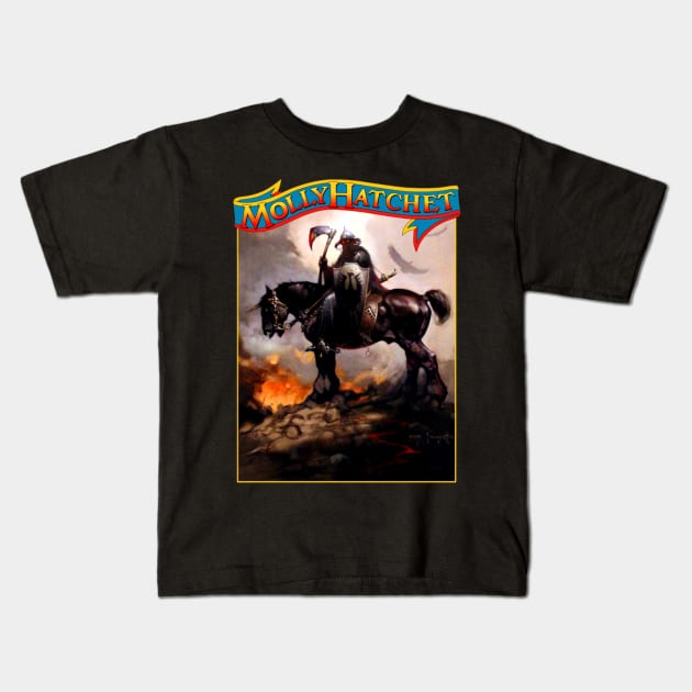 Debut  Molly LP Hatchet Kids T-Shirt by Shauna Haley